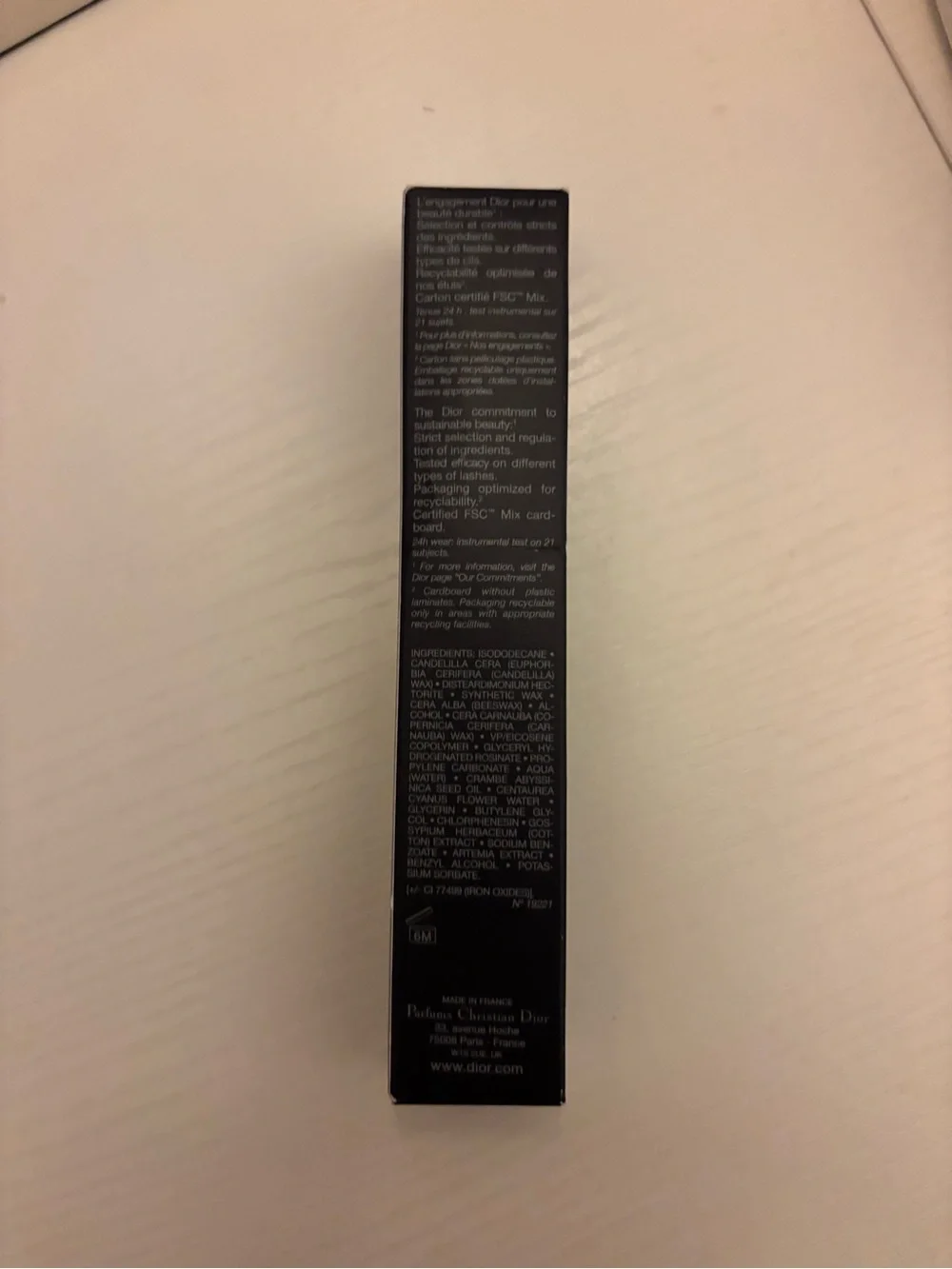 Diorshow iconic overcurl waterproof mascara in black
